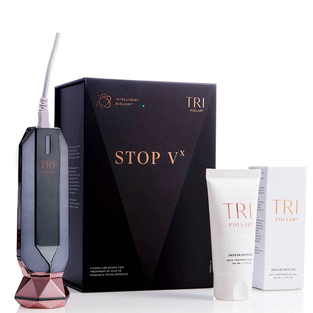 STOP Vx Skincare Tool - Black and Rose Gold